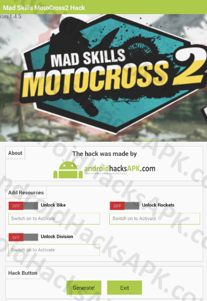 mad skills motocross 2 cheats